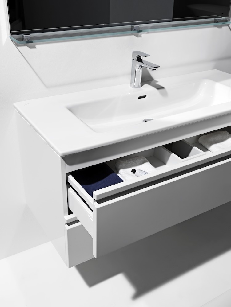 H3117517041211 Смеситель для раковины, Eco+, 140 мм, с донным клапаном LAUFEN PRO - Вид №3