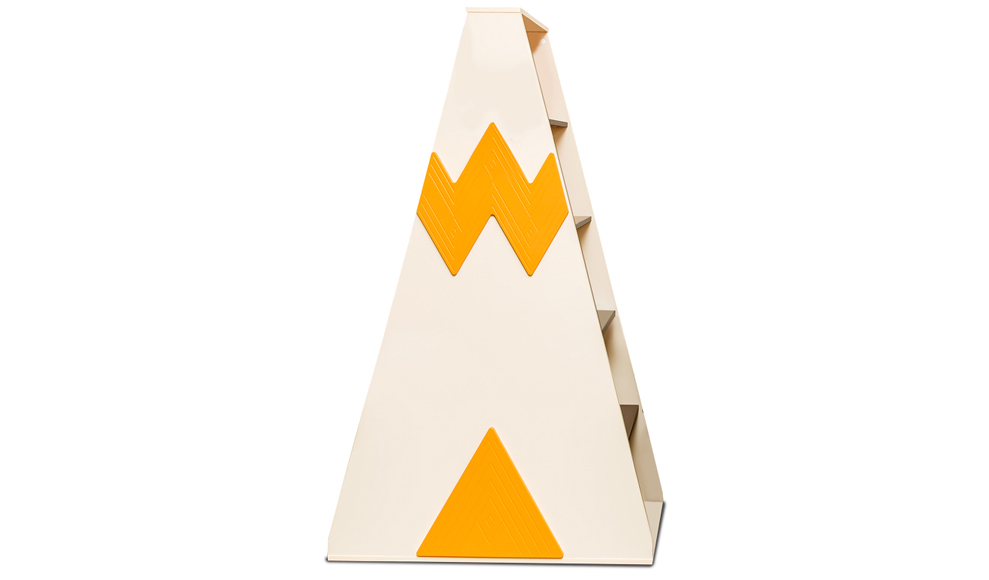 Детский стеллаж-вигвам "Апачи" МАНДАРИН АПАЧИ 178641 Оранжевый;молочный Santreyd  - Вид №1