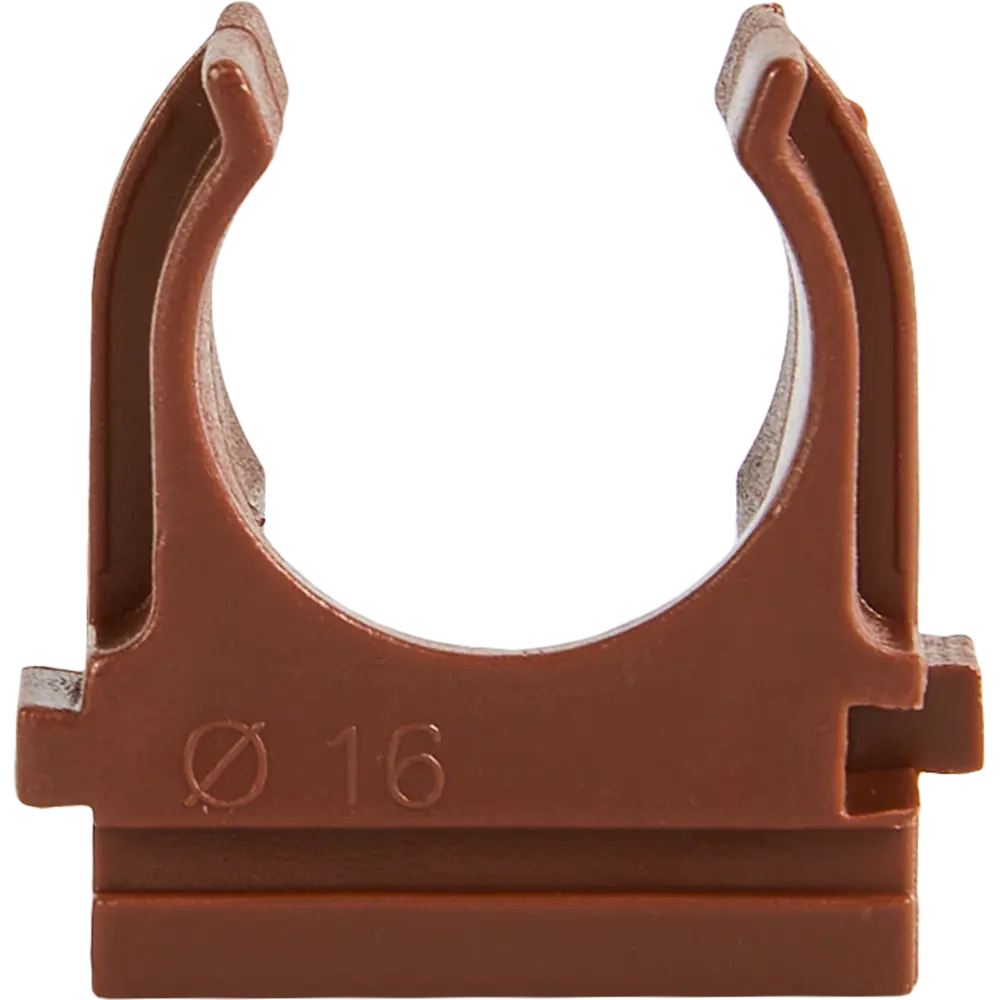 Крепеж-клипса Santreyd для труб 16 мм, цвет бук, 10 шт 88582227 STLM-1108873 - Вид №1