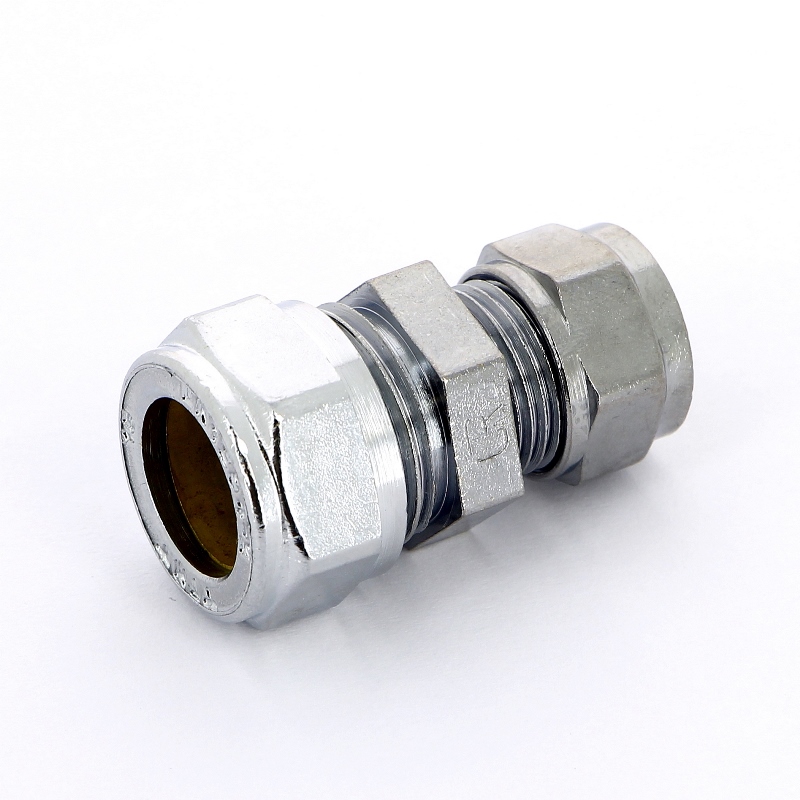 Муфта обжим хромированная TIEMME 15х12 1130058 - Вид №2