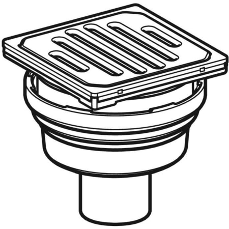 388.033.00.1 Трап Geberit Varino, вертикальный, d50 Geberit  - Вид №1