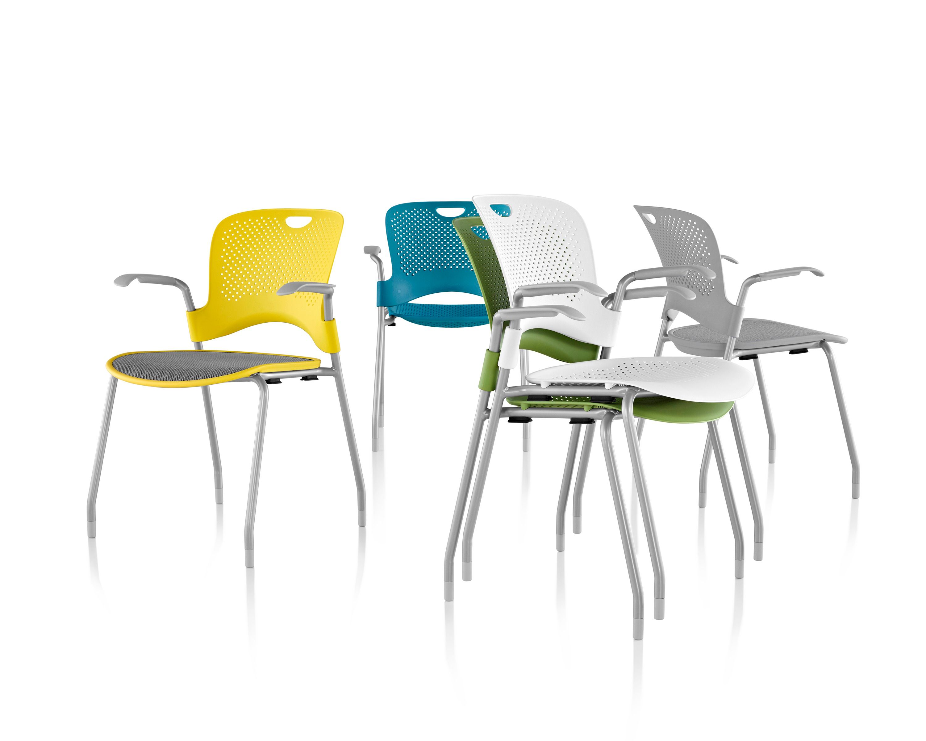 Штабелируемый стул nylon® с подлокотниками Herman Miller Caper ARCH-00079623 - Вид №8