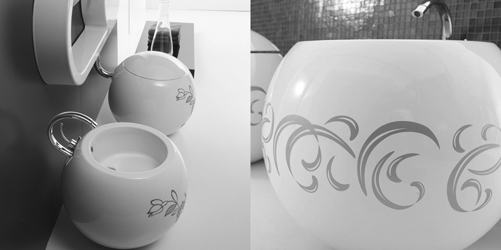 SF001100001 Приставной унитаз напольный Белый Disegno Ceramica Sfera Италия - Вид №1