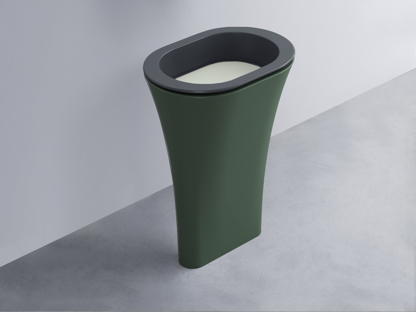 AMLA65-BA+AMPILO-PM+AMCOLO-MU Раковина Amedeo Ovale отдельностоящая cielo Enjoy + Amedeo Ceramica Cielo
