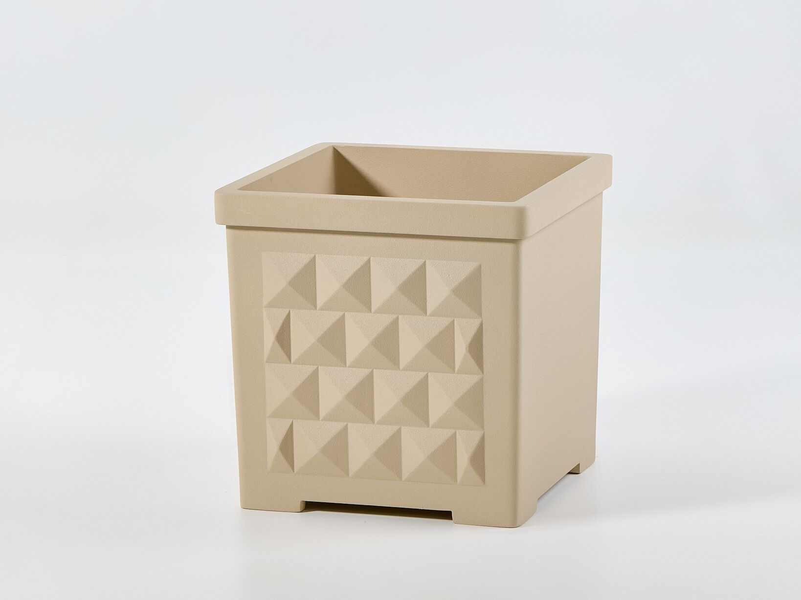 Перерабатываемый двухкомпонентный квадратный садовый горшок из смолы Ellemura бриллиант ARCH-00096716