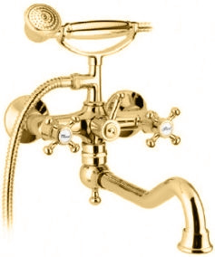 Смеситель MIGLIORE Lady ML.LAD-986.CRDO для ванны/душа - хром/золото  - Вид №1