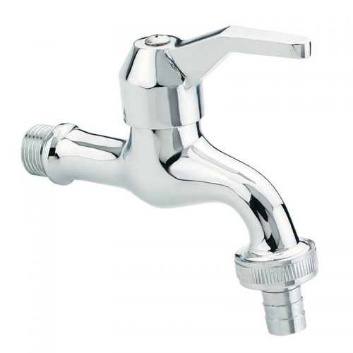 0150/DC Idral Настенный хромированный смеситель для шланга с коротким рычагом 