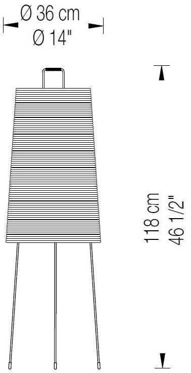 fambuena Лампа заземления Tali 9043 - Вид №3