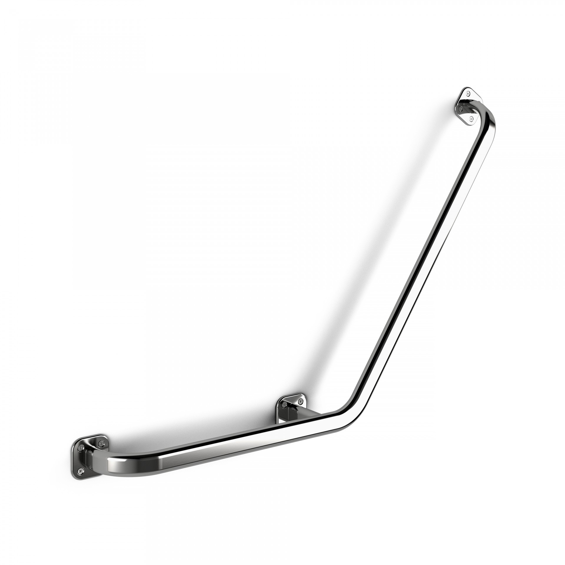 Сантехнические аксессуары WBPSL006 Горизонтальный поручень 125° Terma 38x20  - Вид №3