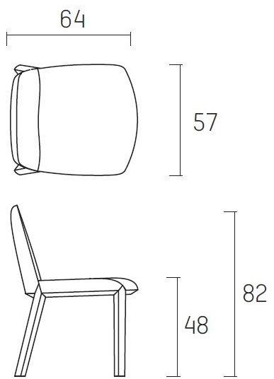 Piet Boon Стул из мягкой ткани  Pbc 01.10 Pbc 01.10. - Вид №4