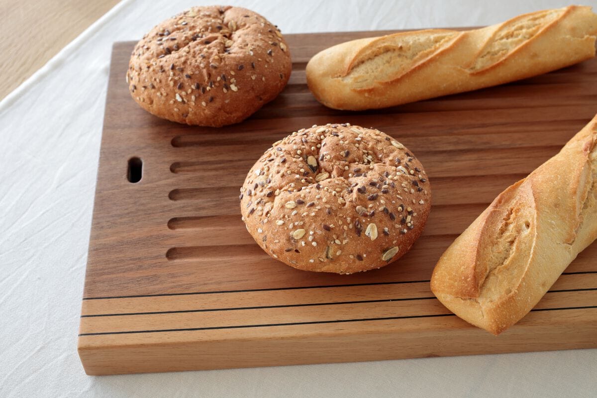 Прямоугольная разделочная доска для хлеба из грецкого ореха с канавкой Deodara Linear ARCH-00054108 - Вид №4