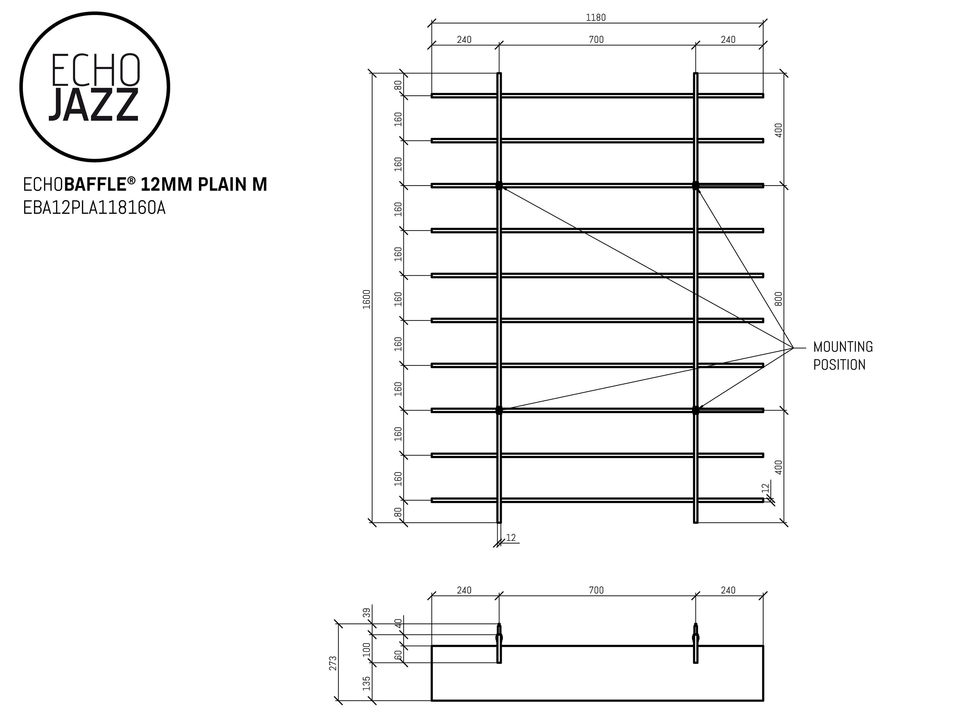 Акустическая подвесная панель из ПЭТ ECHOJAZZ ECHOBAFFLE® ARCH-00122533 - Вид №16