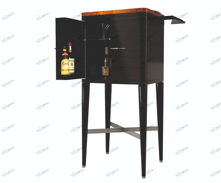 SELVA Барная стойка из массива дерева с подносом Gatsby 5646