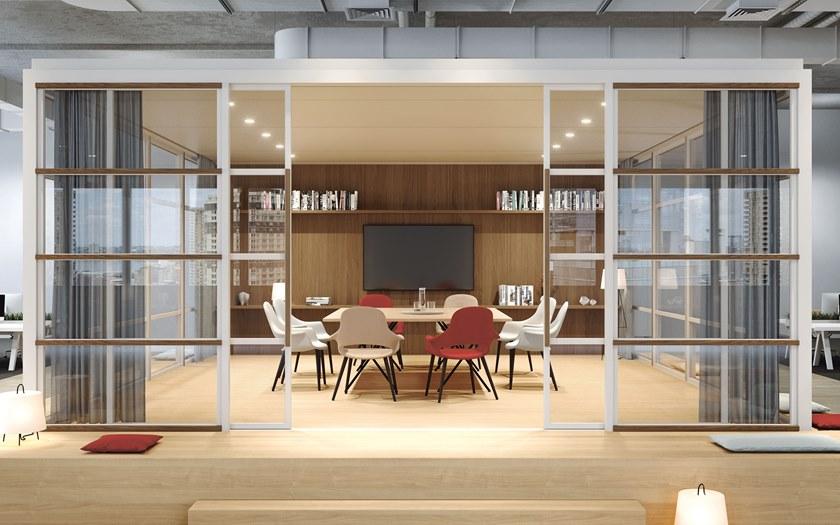 Kettal Офисная будка из алюминия с порошковым покрытием со встроенным освещением sun-id-1430441 - Вид №10