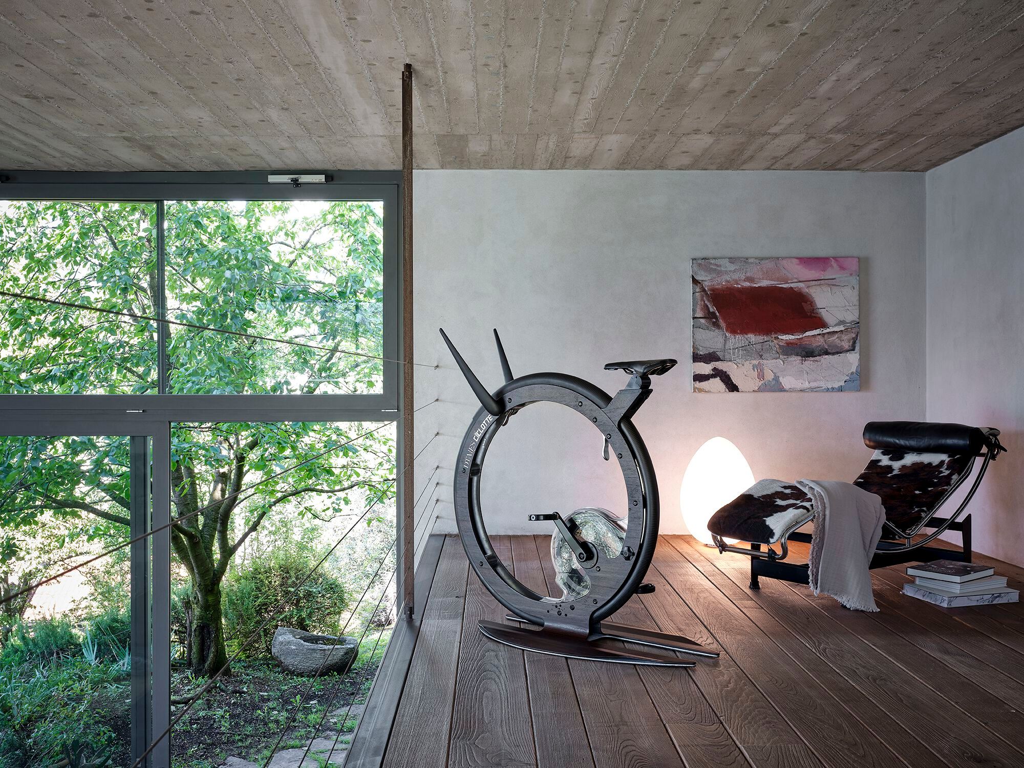 Велотренажер из дерева, стали и углеродного волокна Ciclotte CICLOTTE DTALES ARCH-00050246 - Вид №9