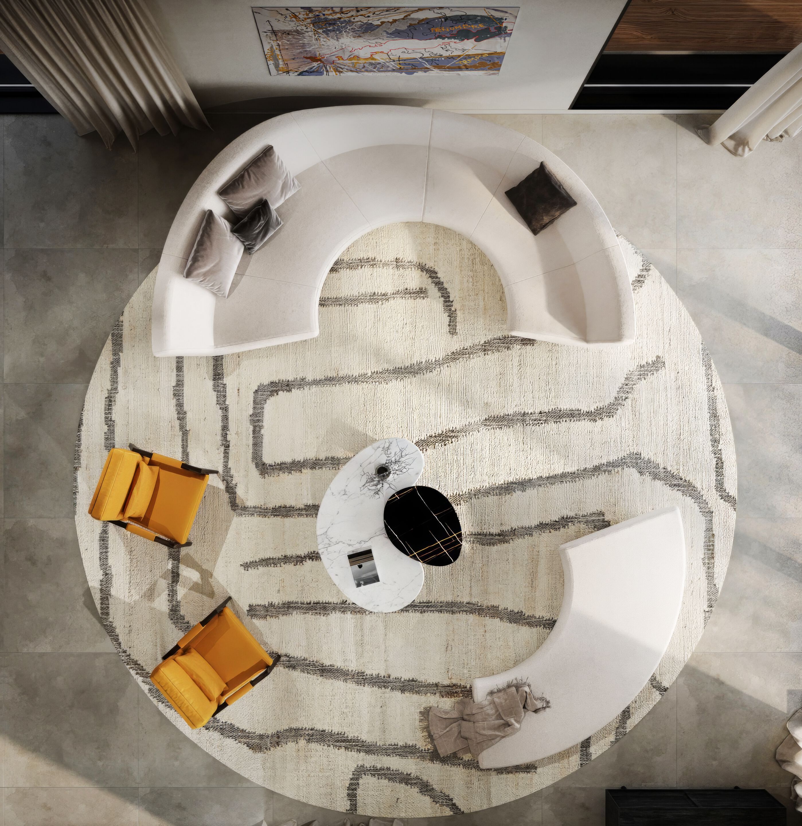 Мраморный журнальный столик Formitalia LUNA ARCH-00103127 - Вид №4