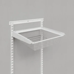 Декоративная планка для полки 45.3x3.2x43.2 см металл цвет белый