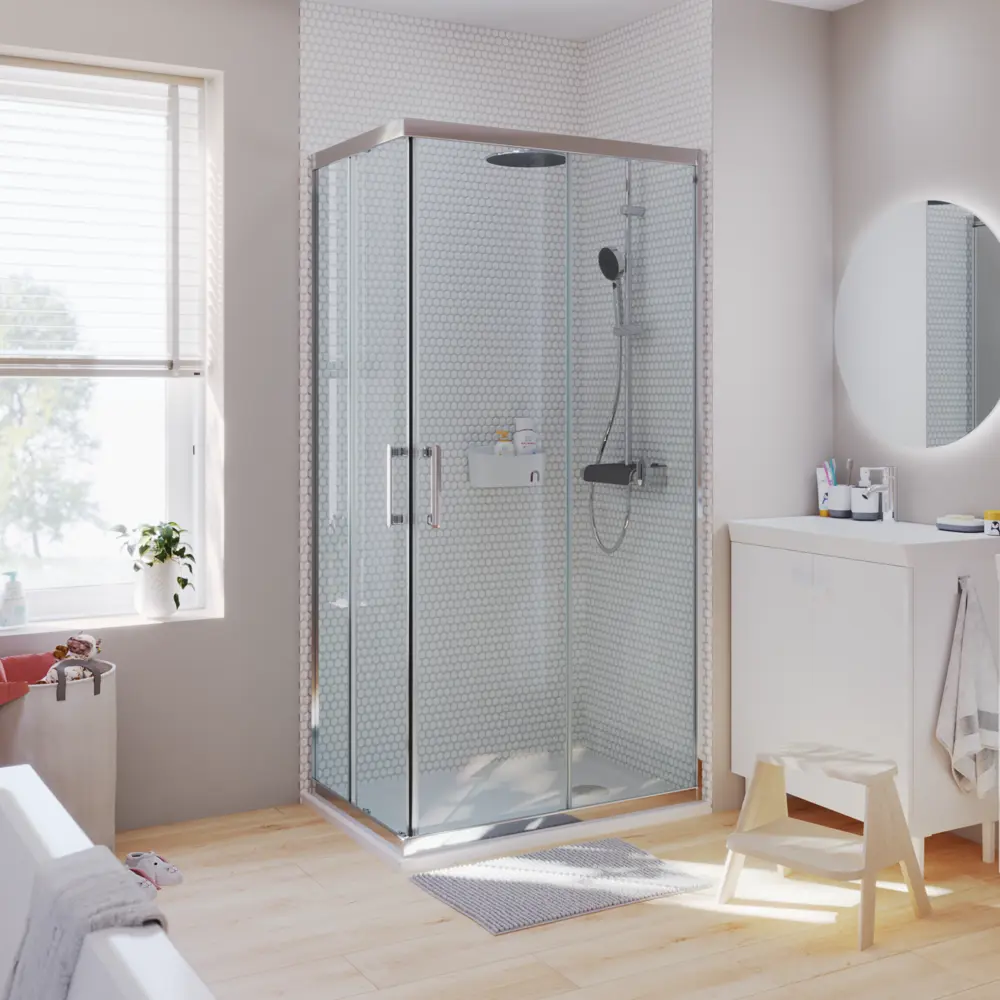 Комплект стекол для душевой ширмы Sensea Easy 70x100 см STLM-2105384 - Вид №32