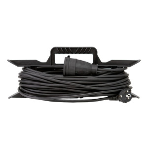 Удлинитель силовой GLANZEN ER-10-006 черный 9158003