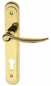 Pasini Ручка из латуни на пластине с накладкой Galaxy 3050