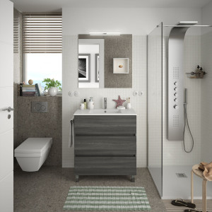 23267 SALGAR Мебель для умывальника FUSSION LINE 800 ALSACIA с 3 ящиками 797 x 868 x 450 мм Эльзасия