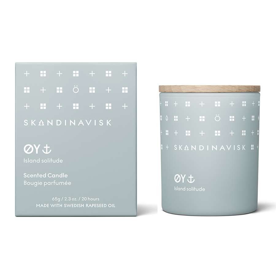 SK20202 Свеча ароматическая oy с крышкой, 65 г (новая) S K A N D I N A V I S K 