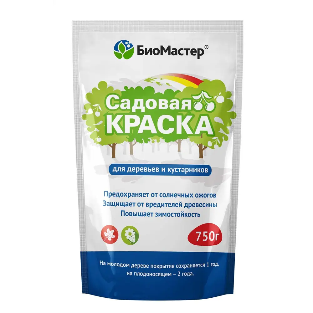Краска садовая для защиты садовых растений 0.75 кг 13987035 STLM-2082338 БИОМАСТЕР 