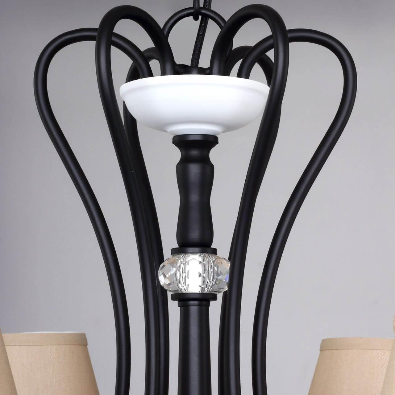 Подвесная люстра Favourite Laurel black 2174-6P FAVOURITE ДИЗАЙНЕРСКИЕ, LAUREL BLACK 137808 Бежевый  - Вид №1
