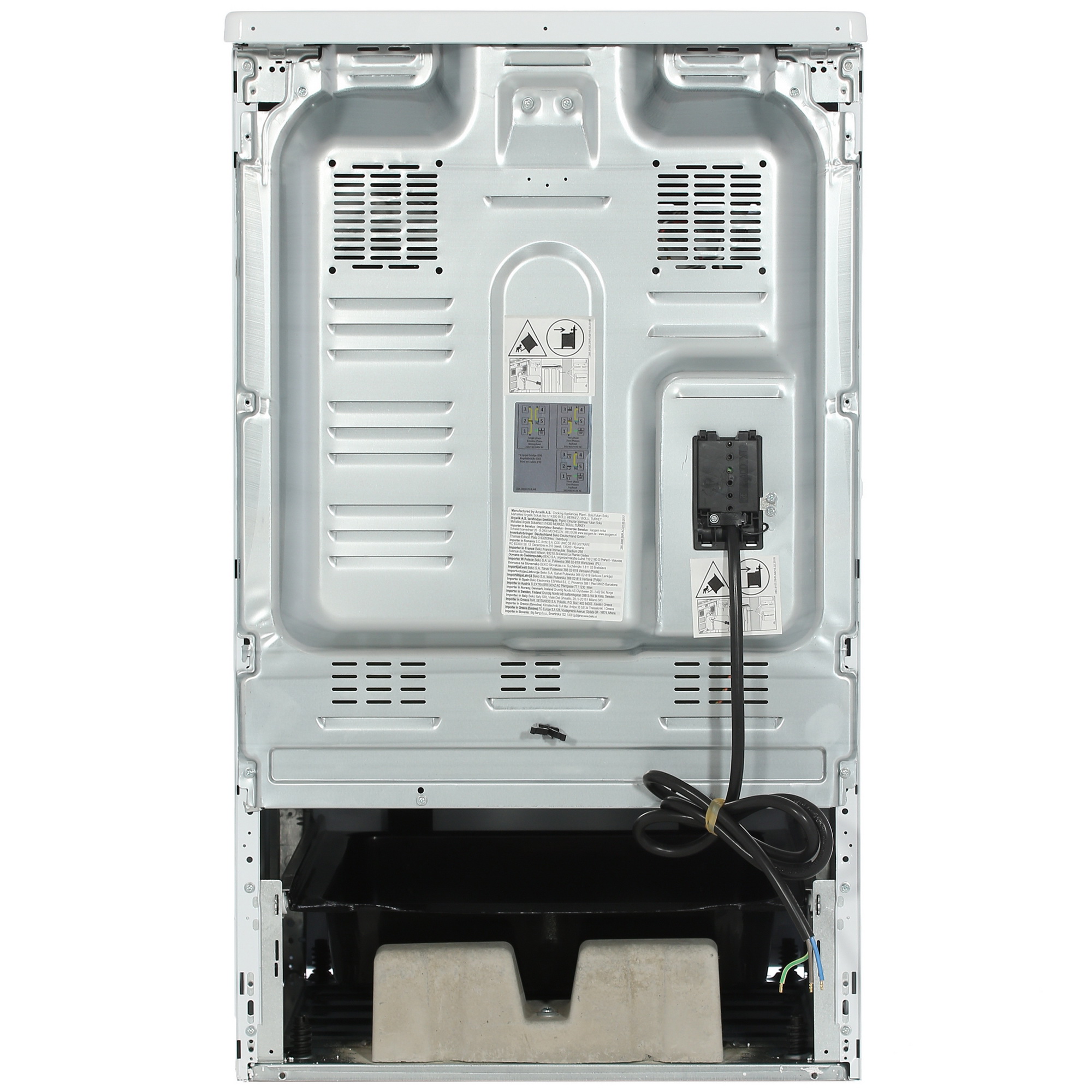 1343235 Электрическая плита Beko FSM57300GW белый STDN-0134033 - Вид №7