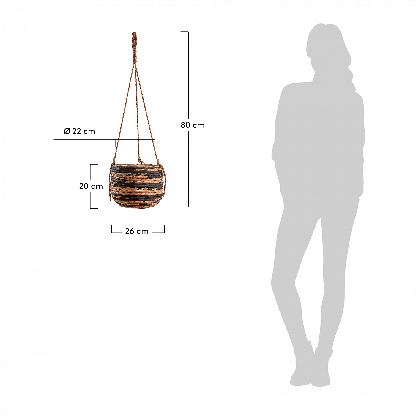 072099 Кашпо подвесное Henrich La Forma Henning  - Вид №1