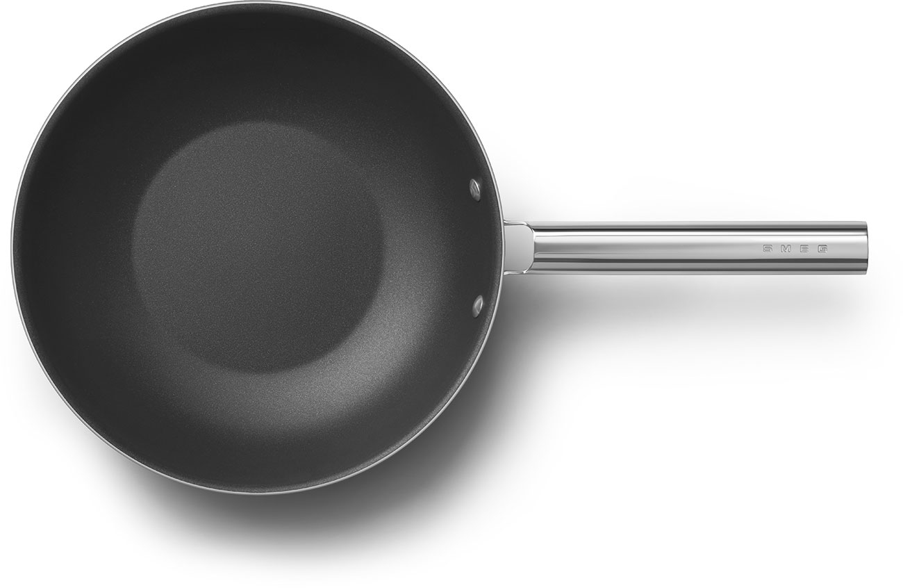 CKFW3001CRM Посуда / сковорода wok 30 см, кремовая SMEG  - Вид №4