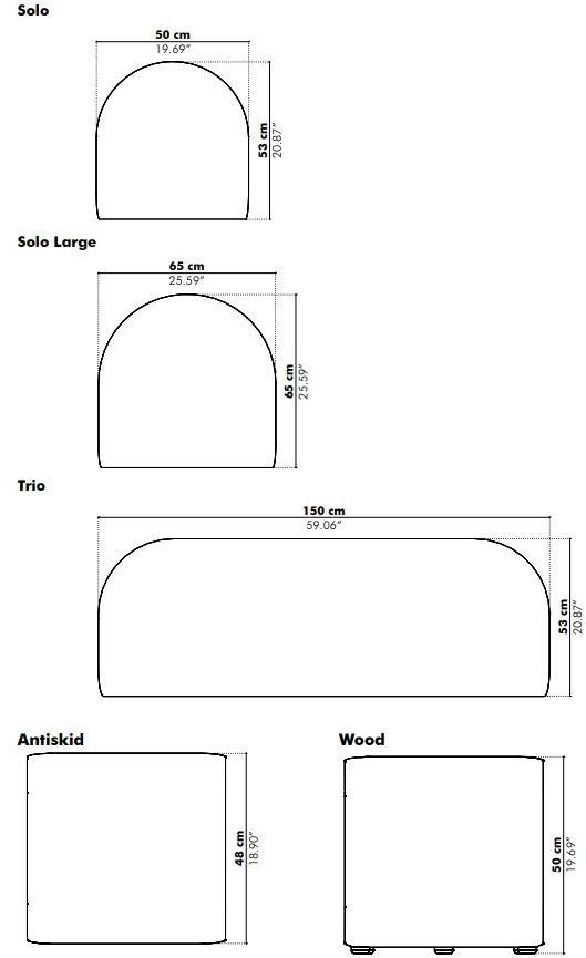 BuzziSpace Пуф из звукопоглощающей ткани sun-id-1491185 - Вид №6