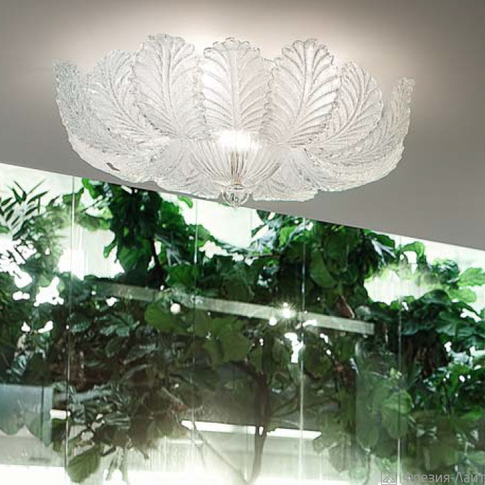 Sylcom 1400/84 B GR.CR люстра мурано потолочная 57834