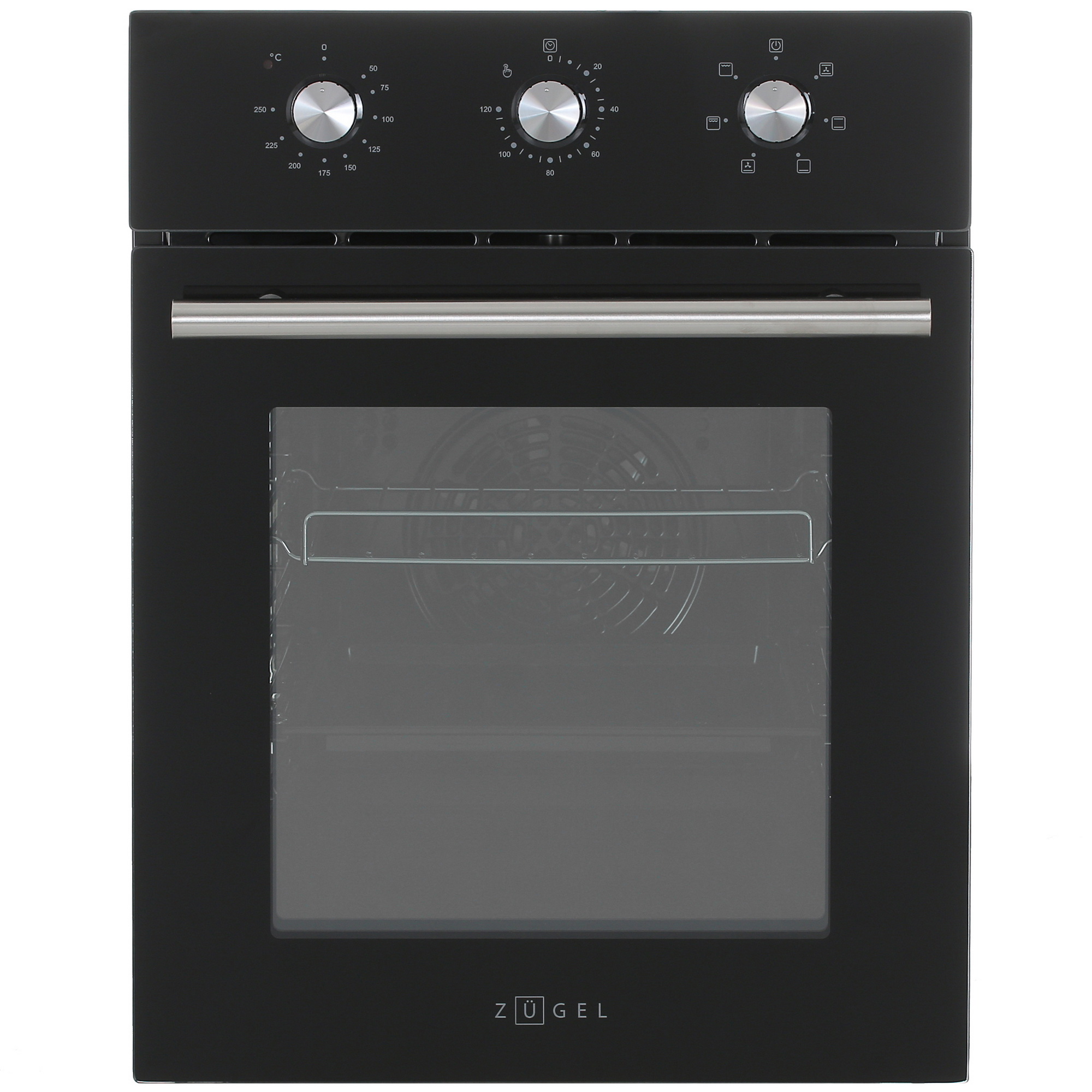 5361910 Электрический духовой шкаф ZUGEL ZOE451B черный STDN-0025857