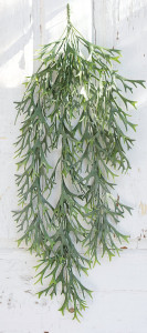 6128 809 a3 Вешалка для папоротника из искусственного рога, 74 см, зелено-серая H-andreas