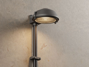 Анодированный алюминиевый настенный светильник