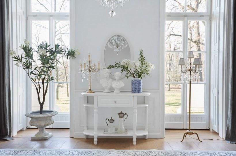 Arrediorg.it® Деревянная консоль в виде полумесяца с ящиками Princess 829 console - Вид №6