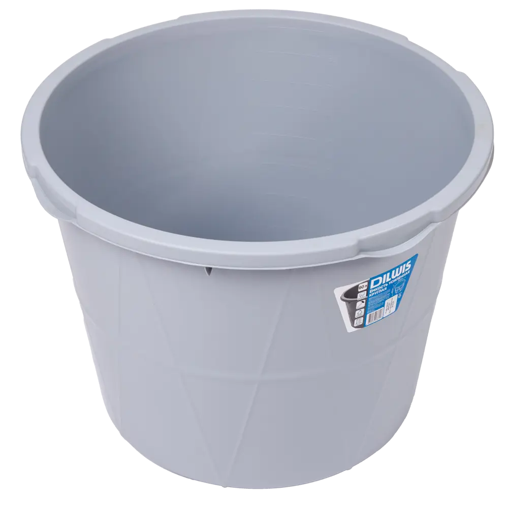 Усиленная круглая емкость Dilwis 90 л для строительных смесей 89396987 STLM-1569369