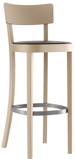 horgenglarus Высокий табурет из бука со спинкой Classic 11-380 - Вид №1