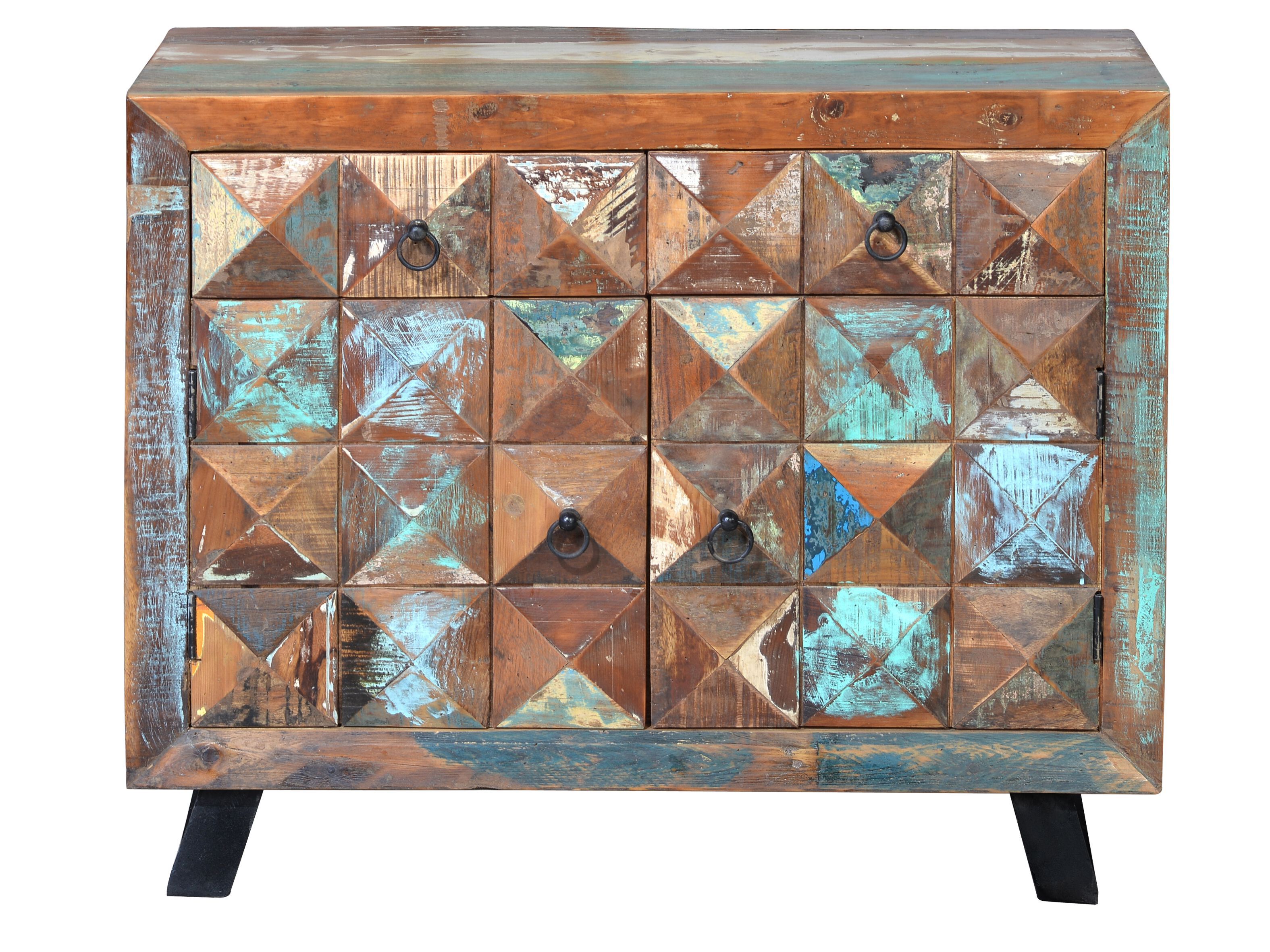 Деревянный шкаф с распашными дверями Giner y Colomer Diamante Reciclado ARCH-00110631