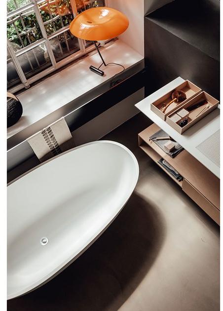 Отдельностоящая овальная ванна из cristalplant® Spoon Agape sun-id-1501977 - Вид №4