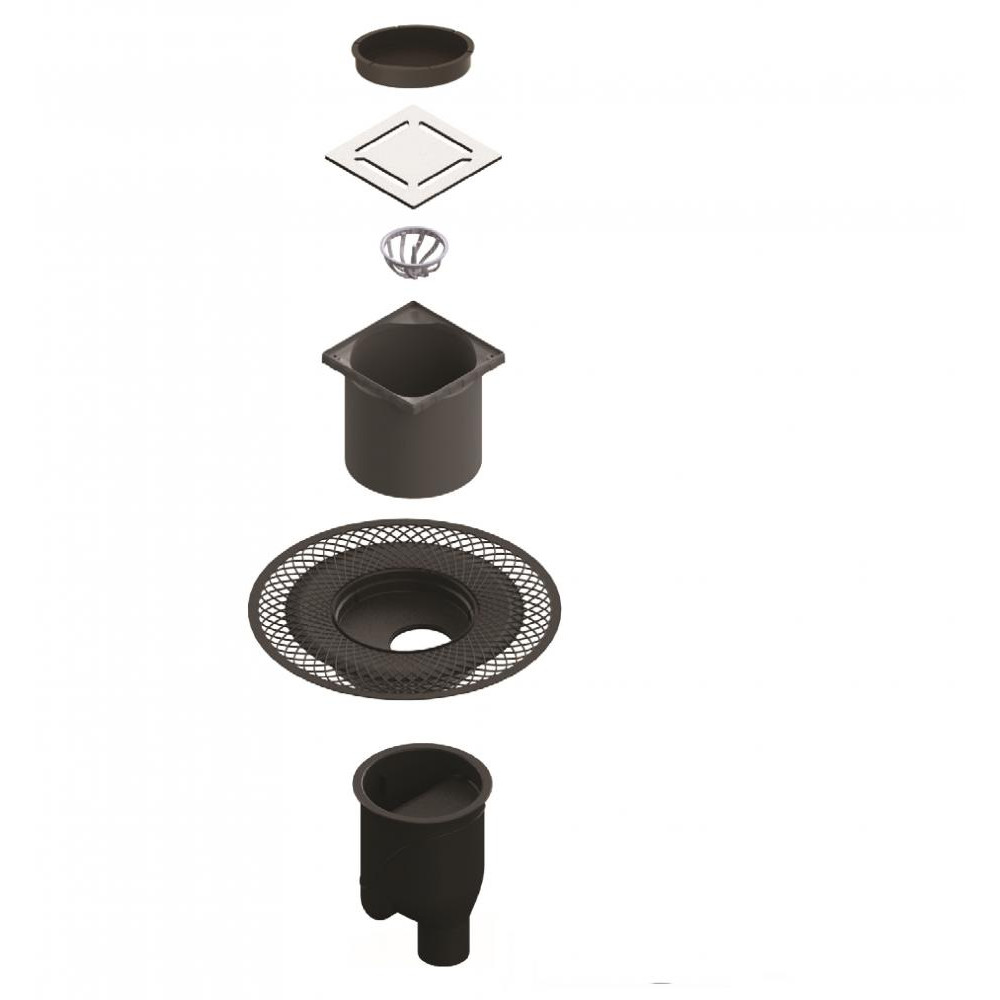 090058 Трап водосток PLATZ Norma 100х100  Berges PLATZ Norma  - Вид №4