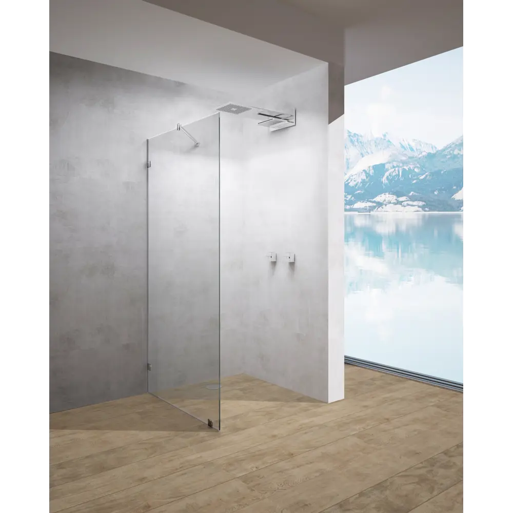 Santreyd Душевая перегородка Классика 80x195 см с прозрачным стеклом 18251932 STLM-0010104