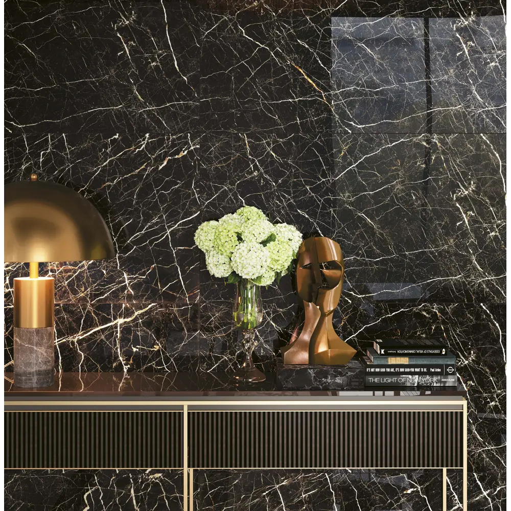Керамогранит Allure Imperial Black 45x45 см 1.215 м² матовый цвет черный 82631394 STLM-2209904 Santreyd