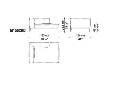 Кожаный угловой диван B&B Italia Michel ARCH-00098797 - Вид №19