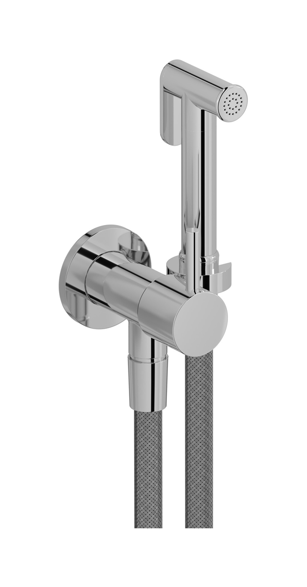 Гигиенический душ с гибким шлангом WE ARE IB sh076pl Black Chrome RICAMBI