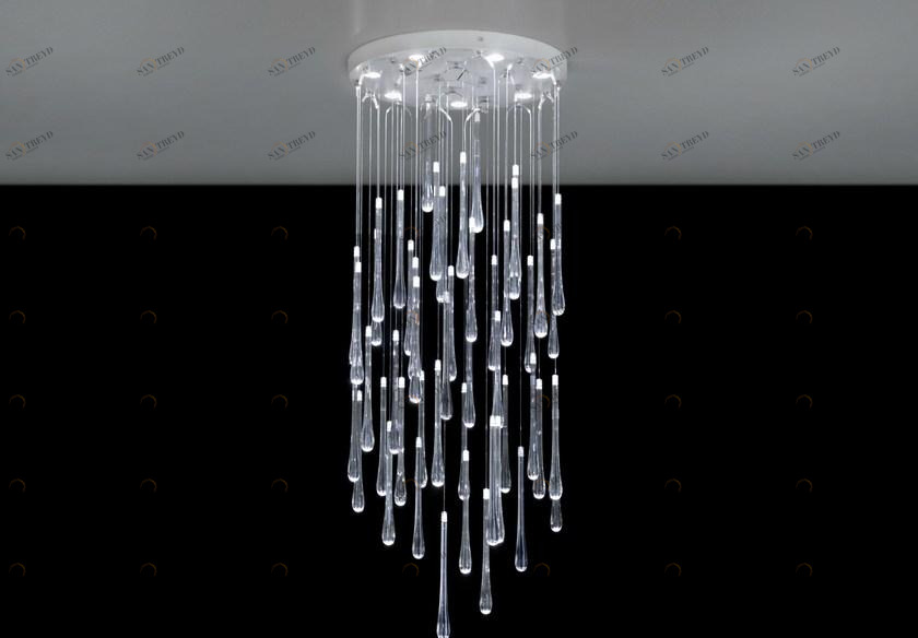 Milan Iluminacion Led потолочный светильник в pmma с диммером Lacrima 6535