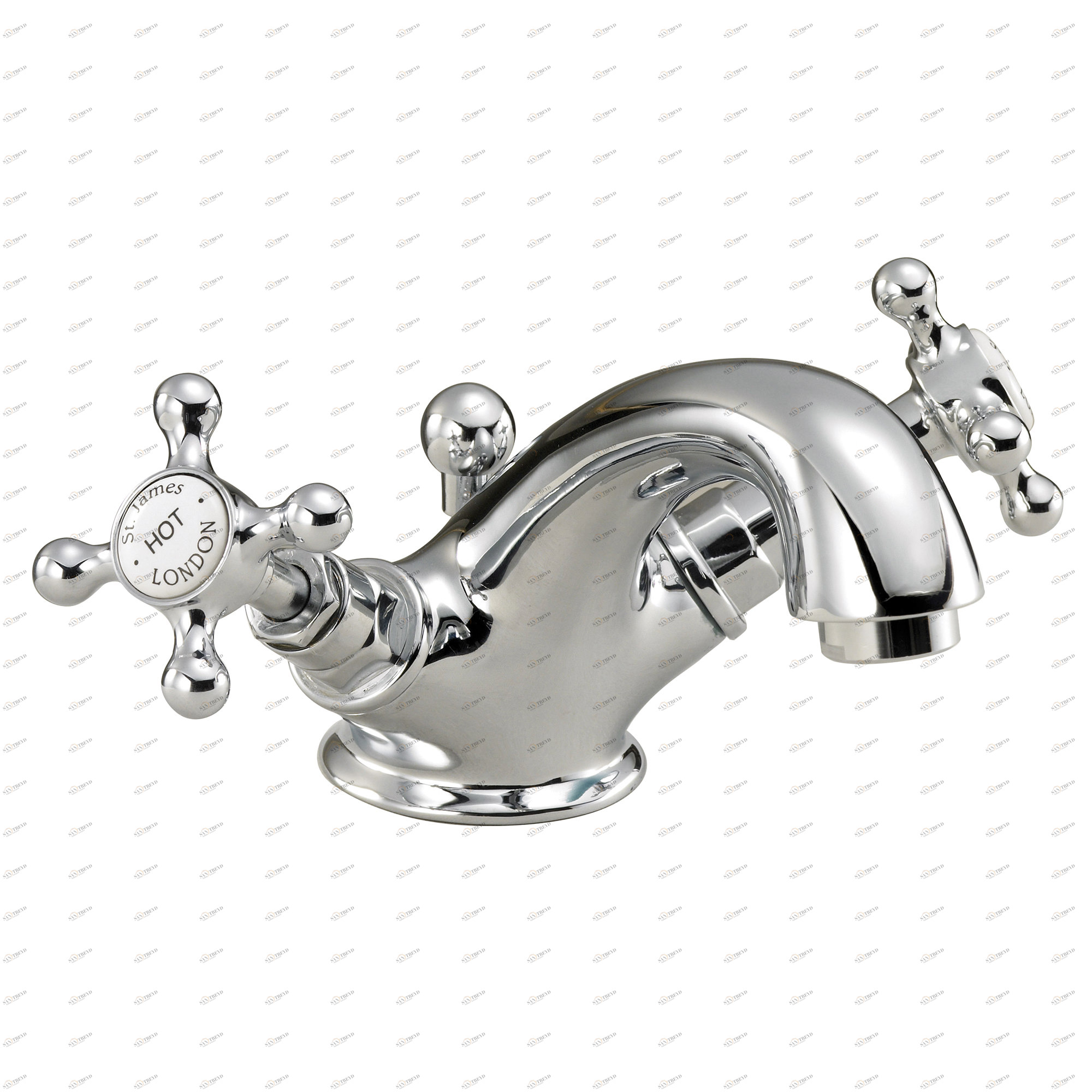 Traditional bathrooms Однорычажный смеситель для умывальника LONDON Tb410p.614.ag