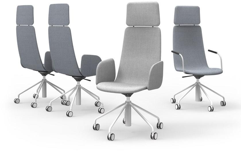 Martela Поворотное кресло руководителя из ткани с высокой спинкой Sola sun-id-1375739 - Вид №2