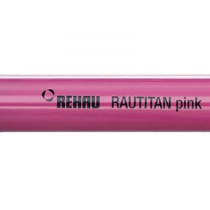 Труба полиэтиленовая с кислородным барьером PE-Xa/EVAL RAUTITAN pink REHAU 20х2,8 бухта 120м